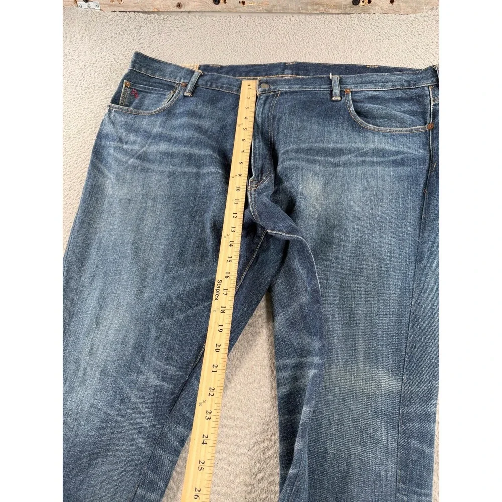 Polo Ralph Lauren Hampton Straight Jeans Mens 46Bx27 Blue Denim Stretch Mid Rise